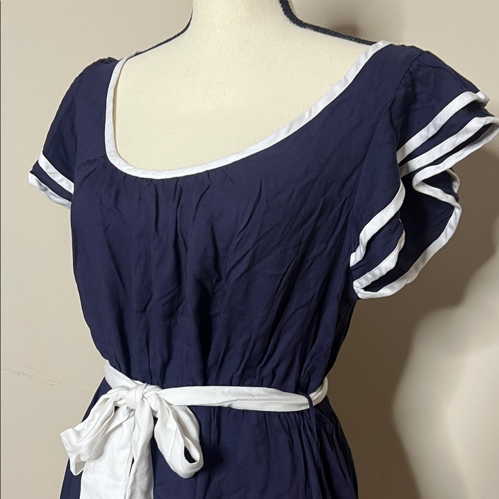 Forever 21 Navy and White Dress - Picture 7 of 12